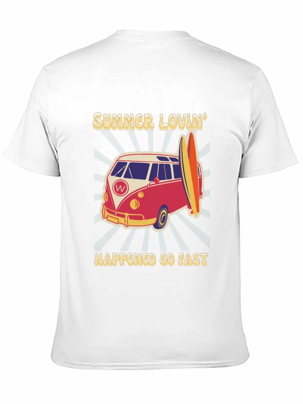 Summer Lovin' Classic Fit Graphic Tee For Daily Comfort – Unisex Cotton Shirt