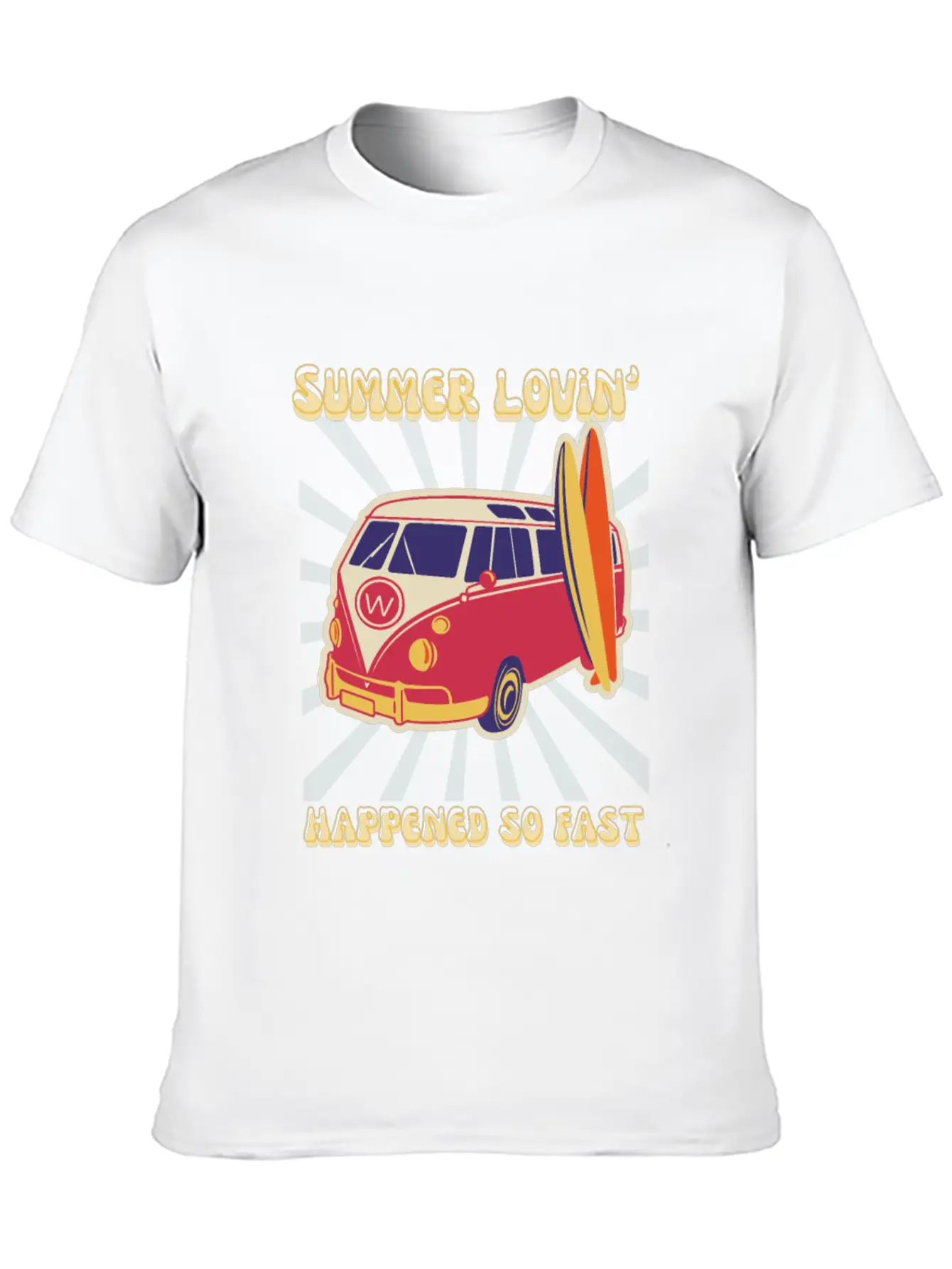 Summer Lovin' Classic Fit Graphic Tee For Daily Comfort – Unisex Cotton Shirt