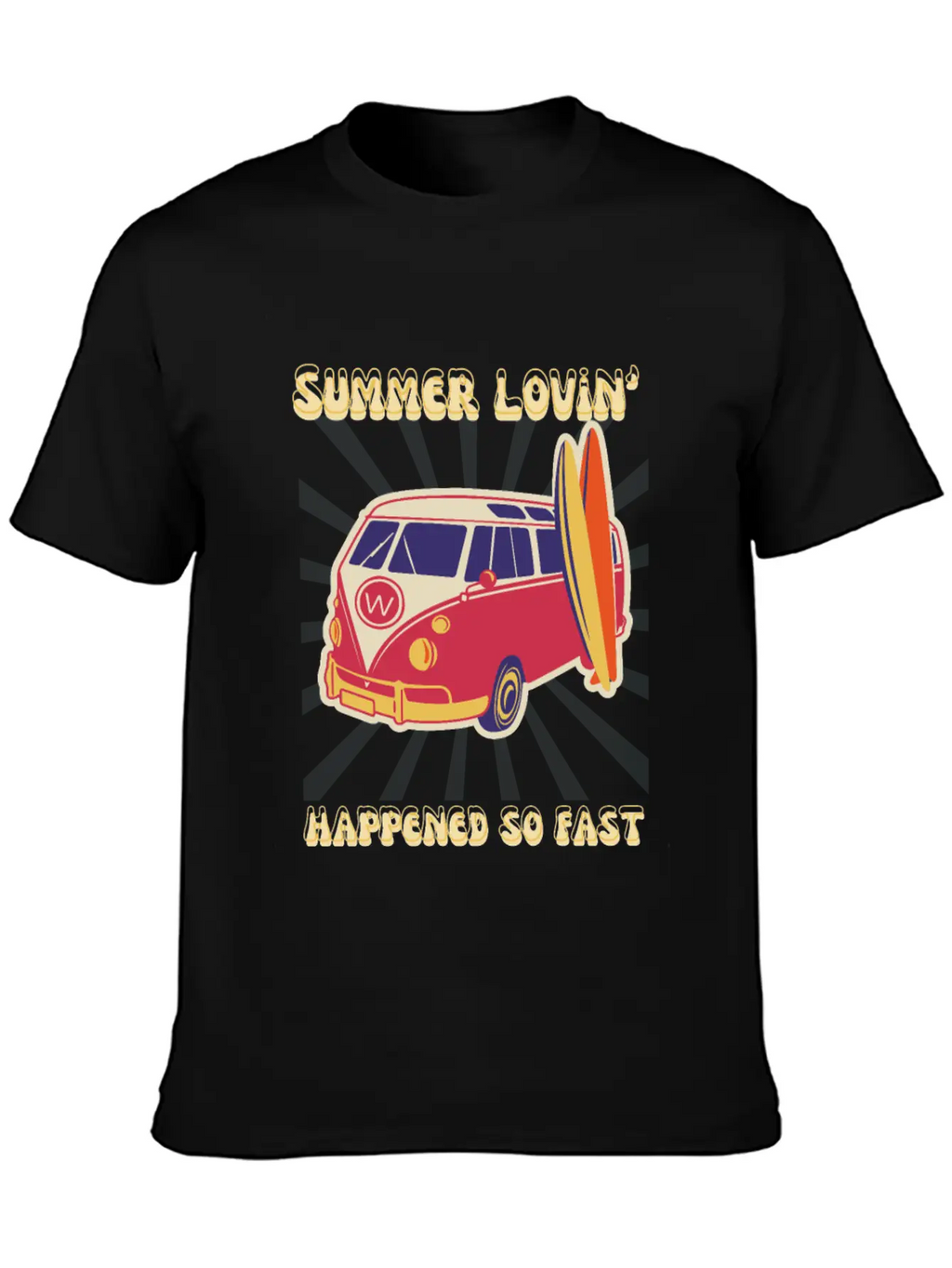 Summer Lovin' Classic Fit Graphic Tee For Daily Comfort – Unisex Cotton Shirt