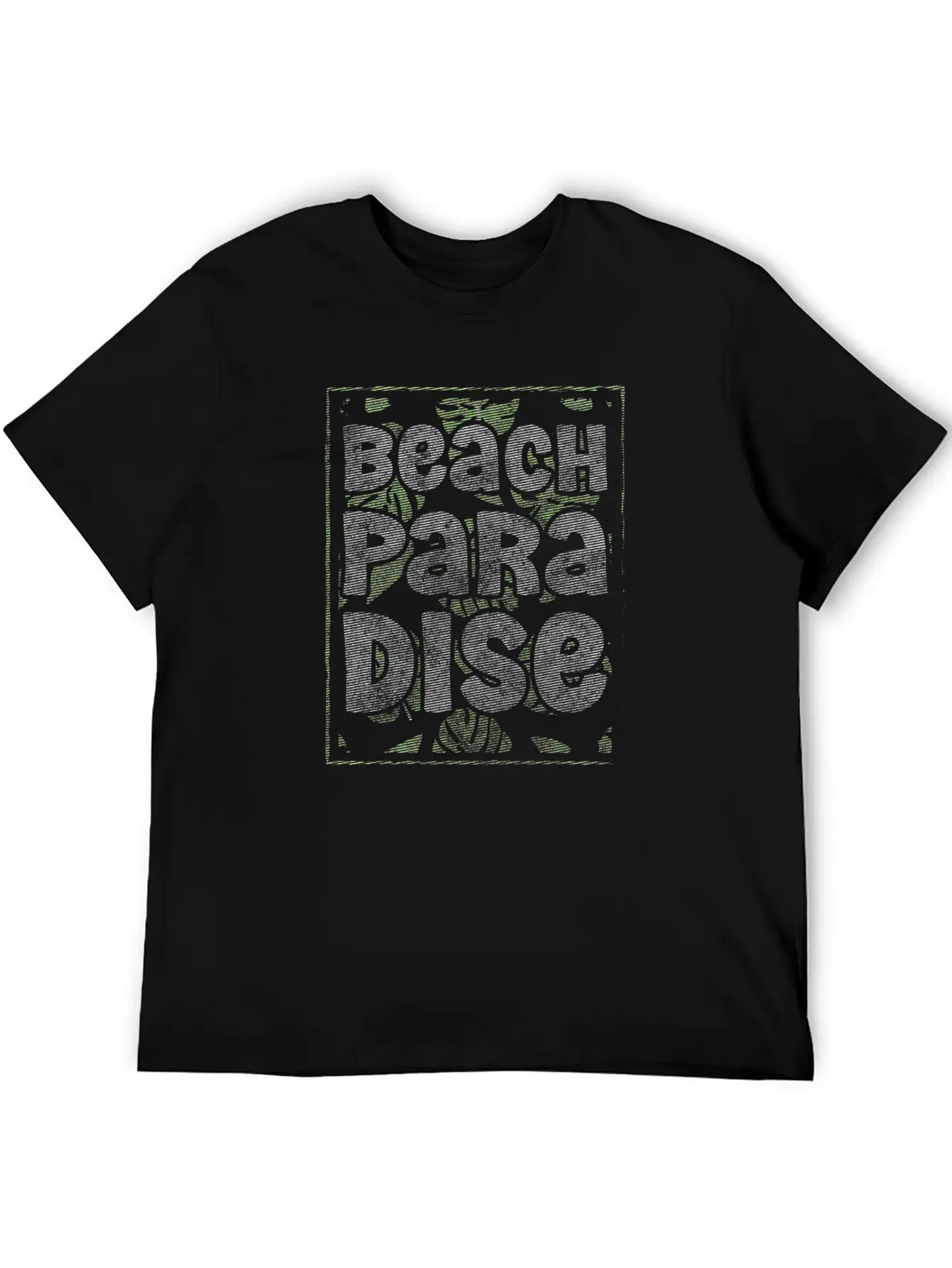 Summer Palm Trees Summer Vacation Island Stylish Everyday T-Shirt – Unisex Basic Cotton Tee