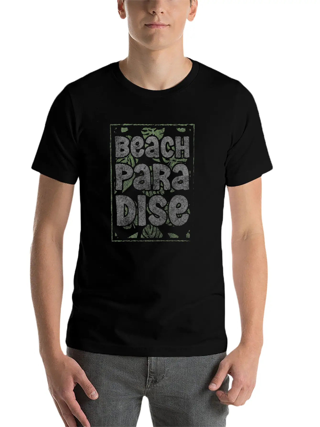 Summer Palm Trees Summer Vacation Island Stylish Everyday T-Shirt – Unisex Basic Cotton Tee