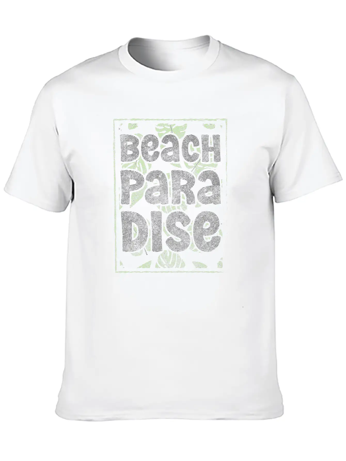 Summer Palm Trees Summer Vacation Island Stylish Everyday T-Shirt – Unisex Basic Cotton Tee