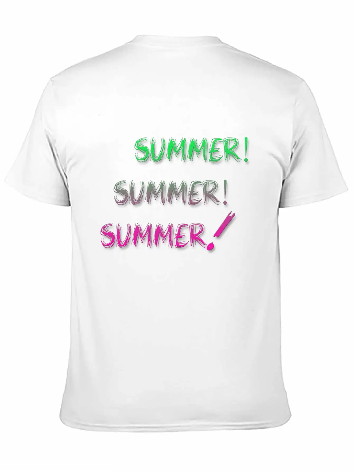 Summer Summer Summer Unisex Short Sleeve Soft Cotton T-Shirt – Casual Everyday Wear