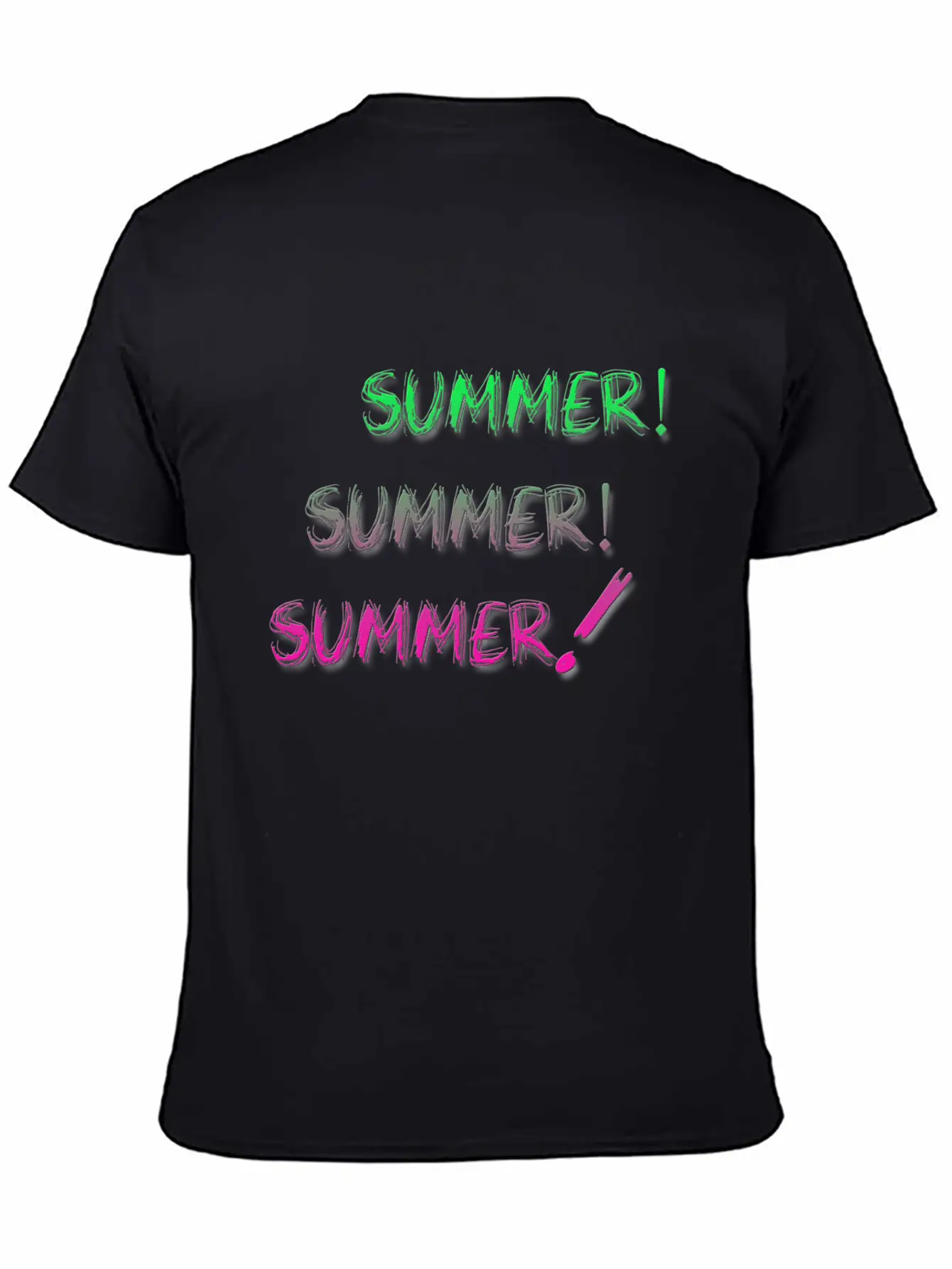 Summer Summer Summer Unisex Short Sleeve Soft Cotton T-Shirt – Casual Everyday Wear
