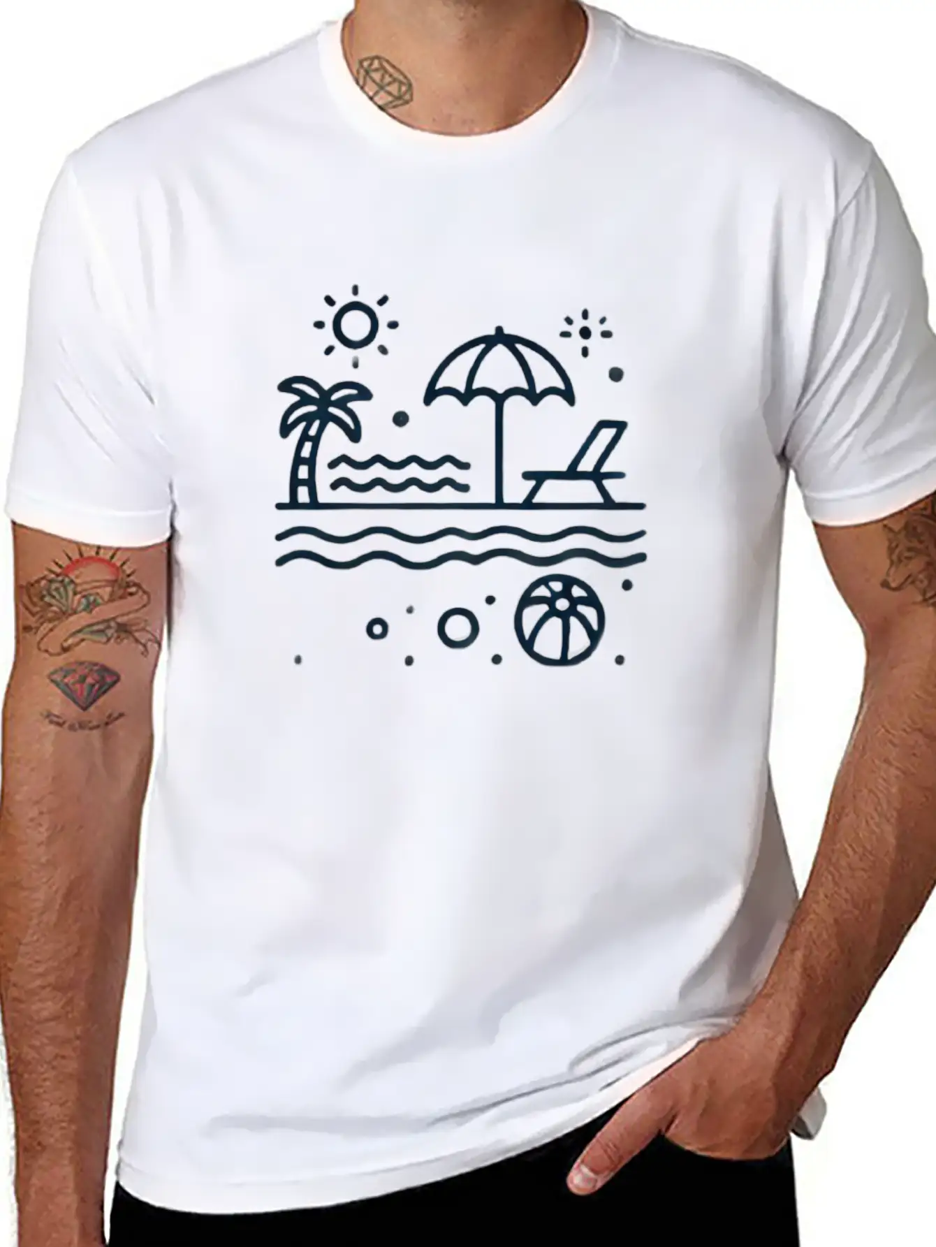 Summer Unisex Casual T-Shirt – Clean Design For Daily Comfort