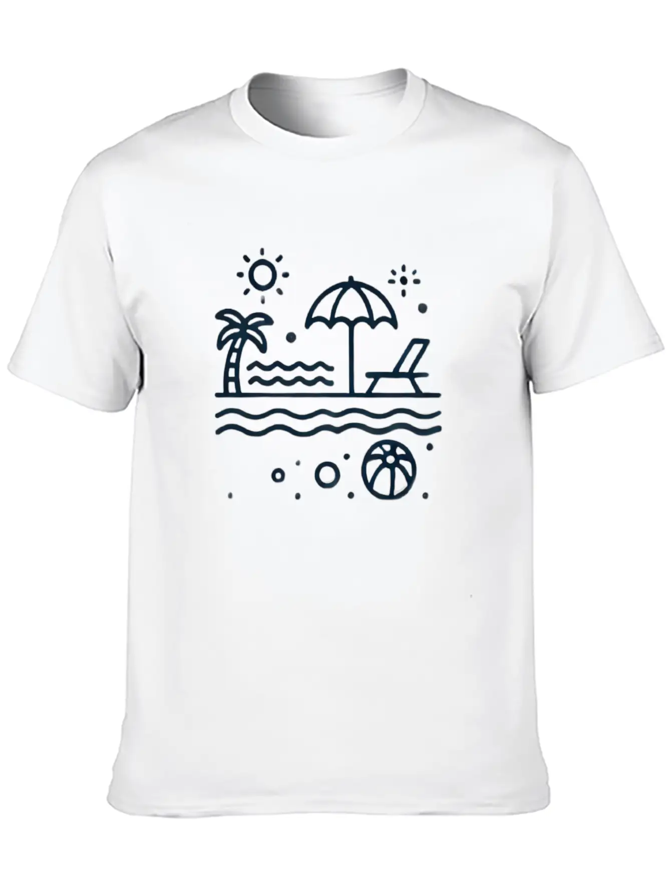 Summer Unisex Casual T-Shirt – Clean Design For Daily Comfort