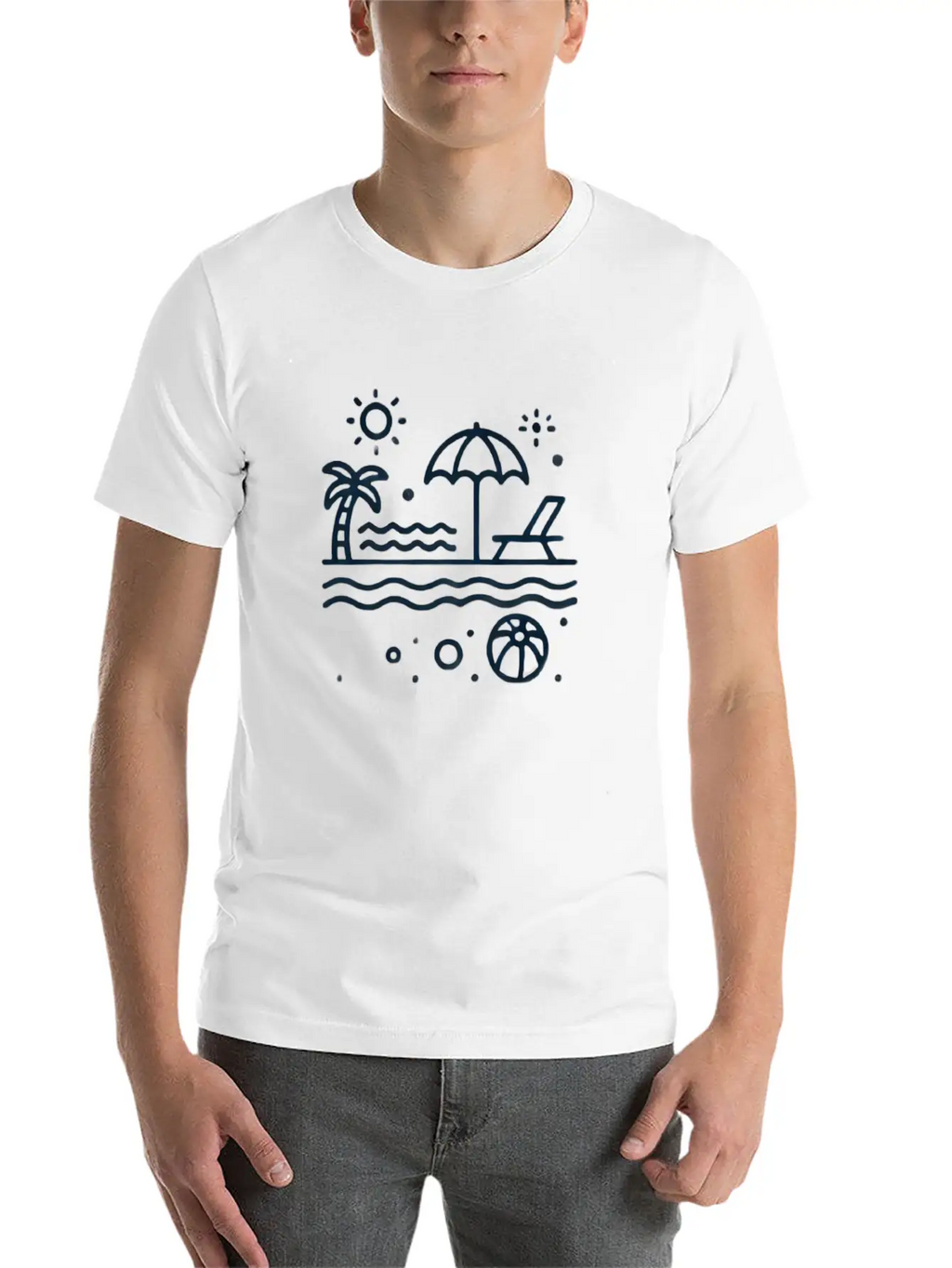 Summer Unisex Casual T-Shirt – Clean Design For Daily Comfort