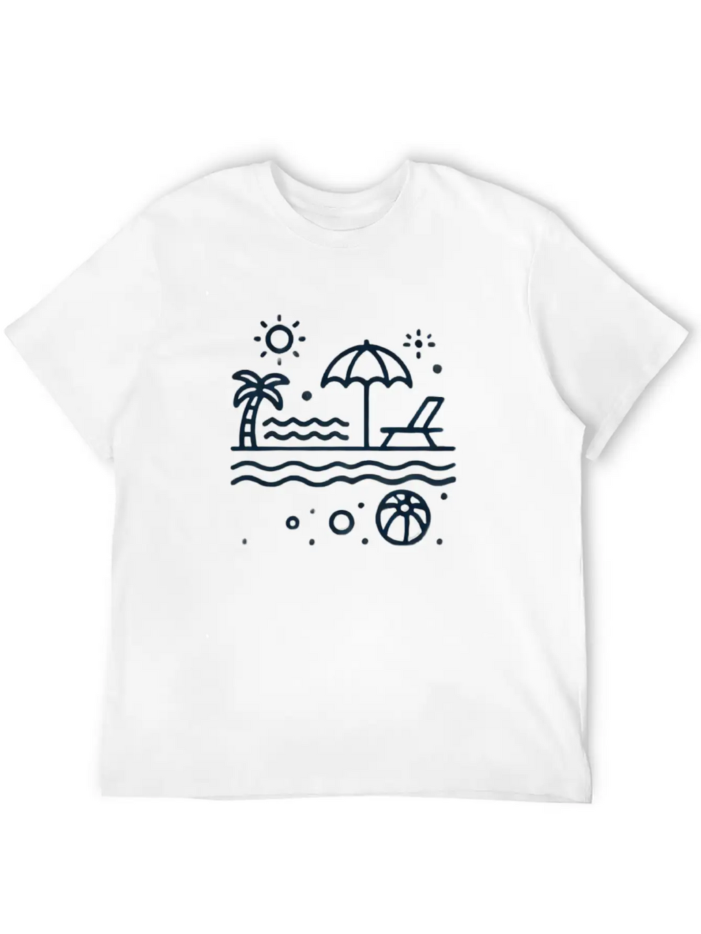 Summer Unisex Casual T-Shirt – Clean Design For Daily Comfort