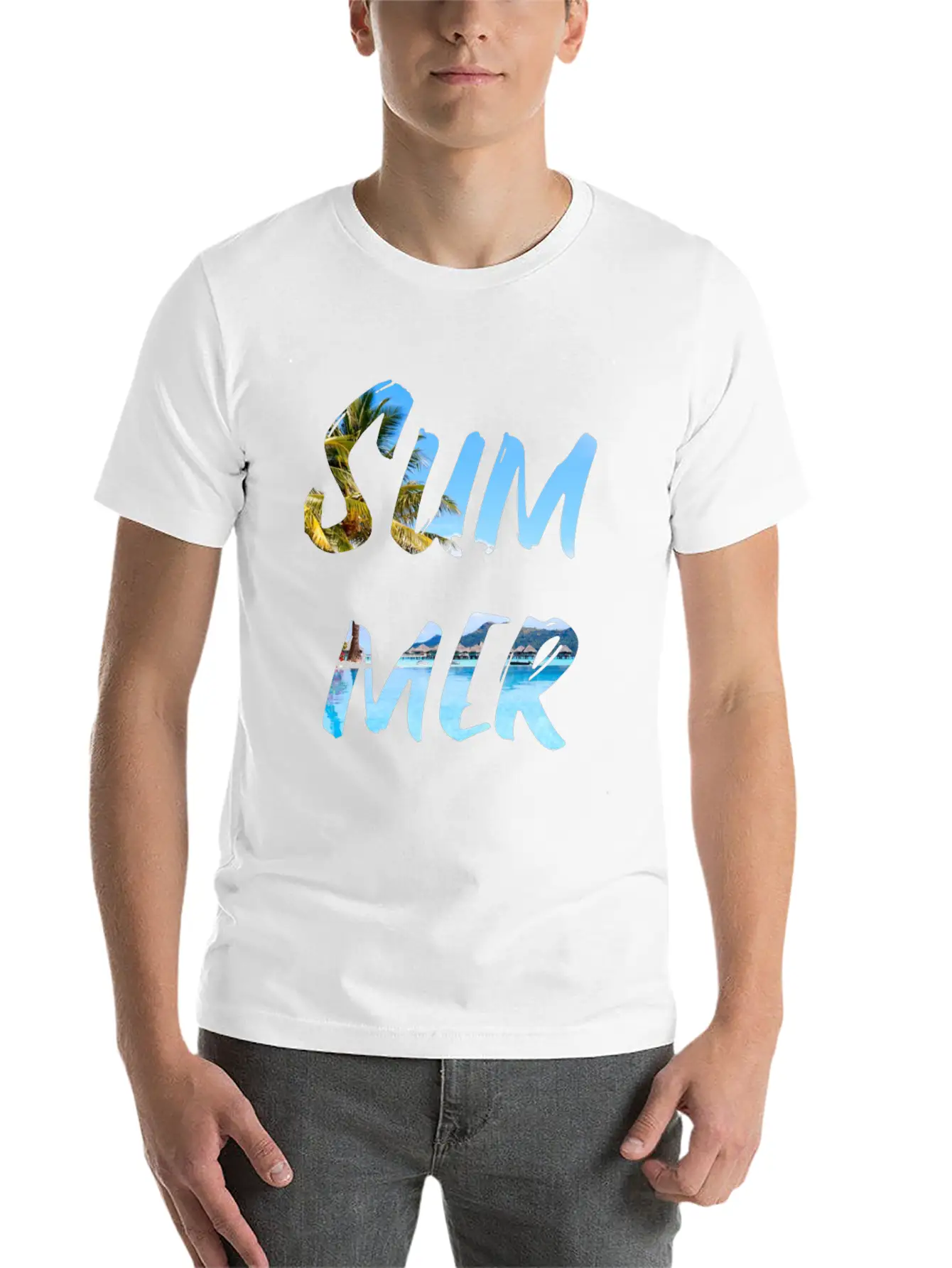 Summer Unisex Short Sleeve Soft Cotton T-Shirt – Casual Everyday Wear