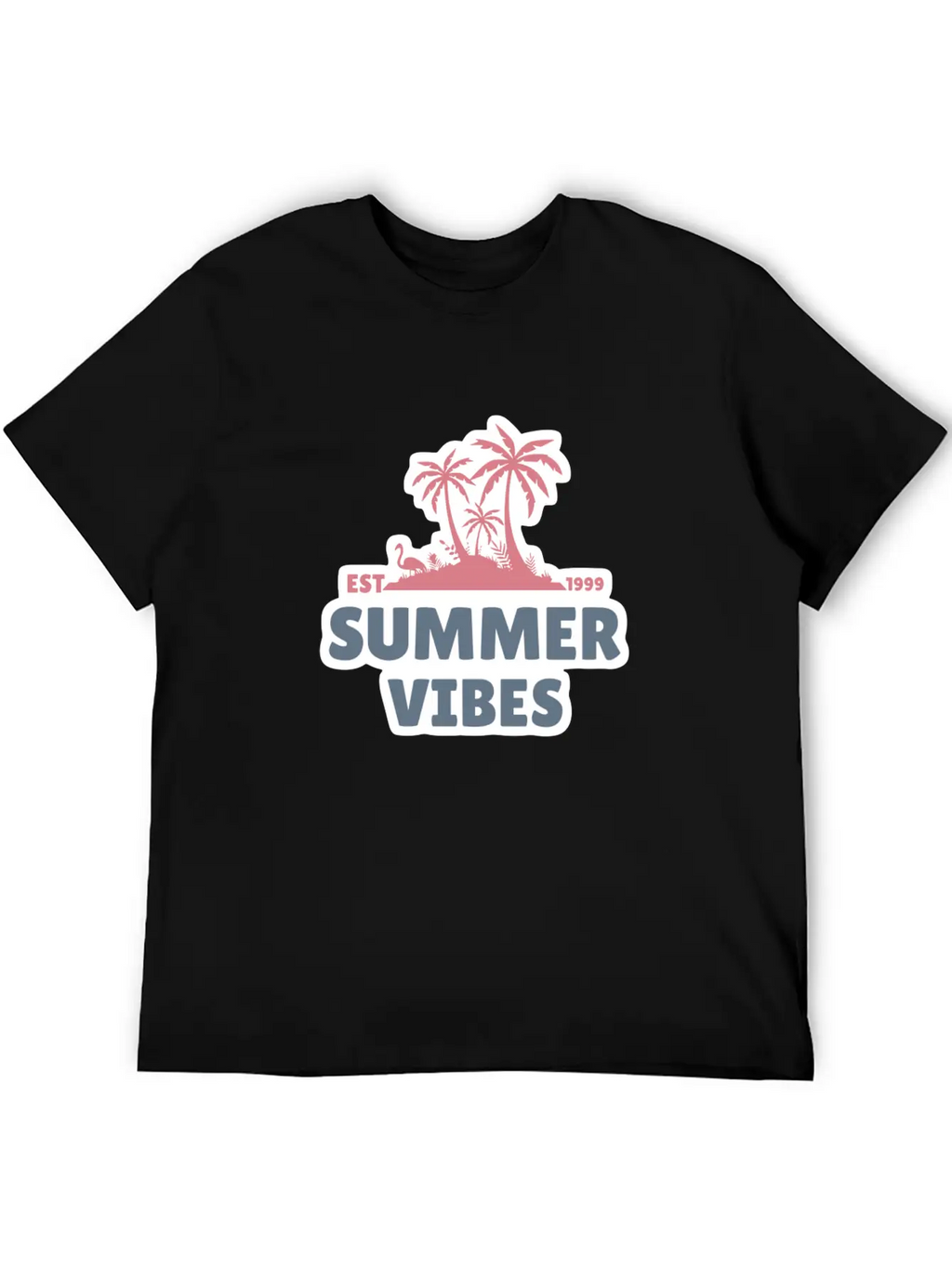 Summer Vibes Unisex Casual T-Shirt – Clean Design For Daily Comfort