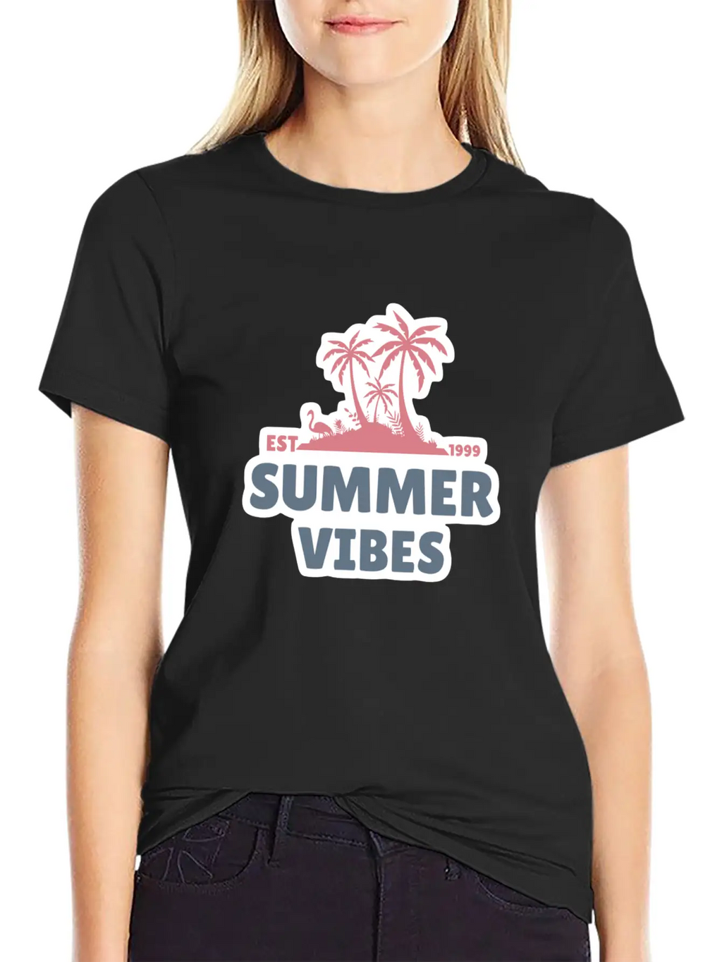 Summer Vibes Unisex Casual T-Shirt – Clean Design For Daily Comfort