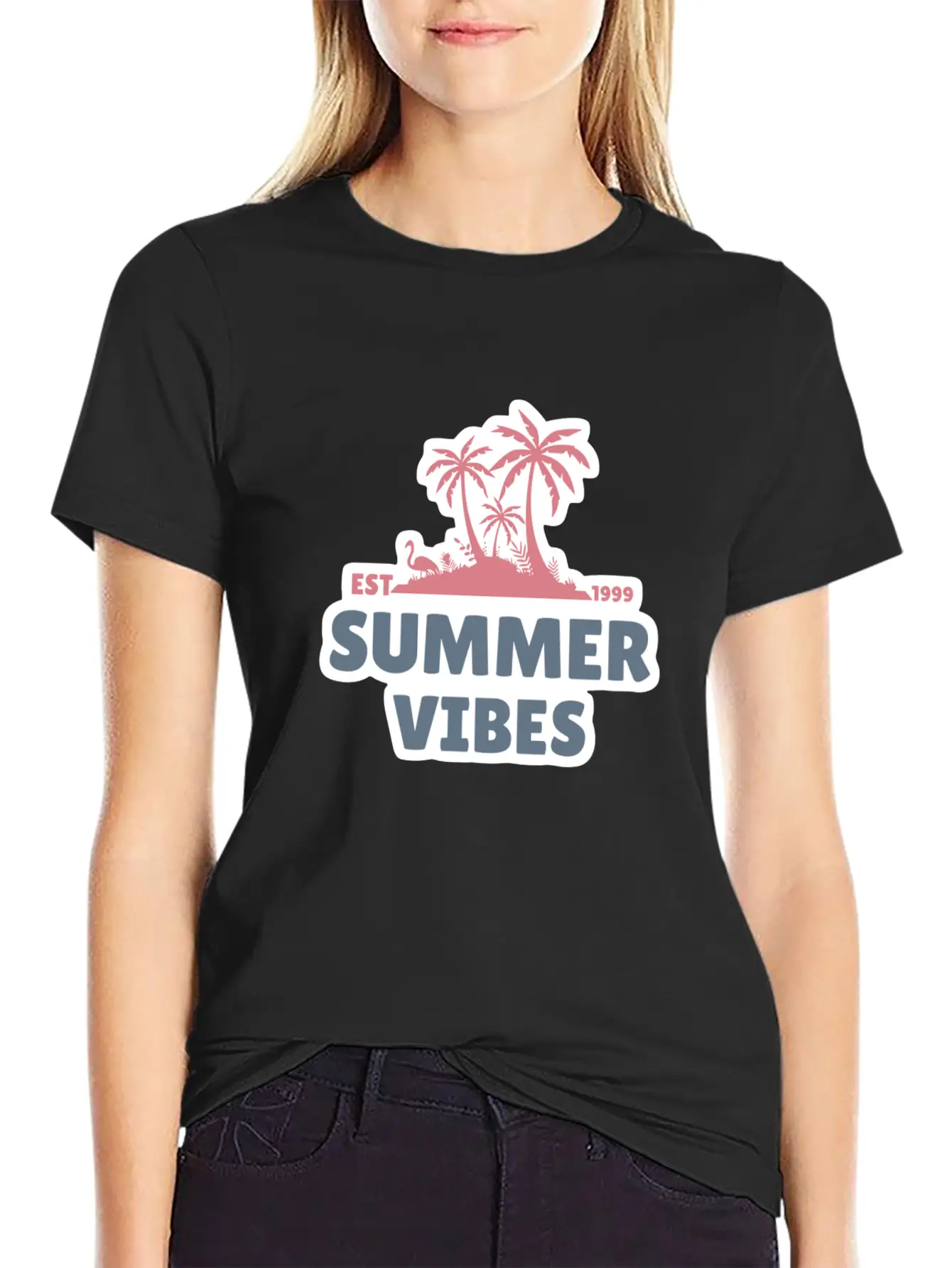 Summer Vibes Unisex Casual T-Shirt – Clean Design For Daily Comfort