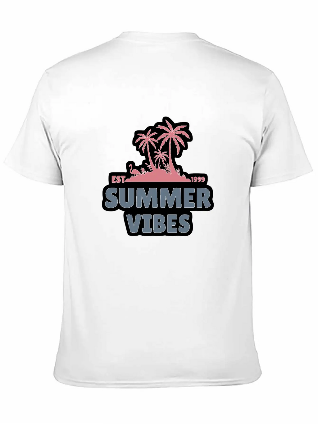 Summer Vibes Unisex Casual T-Shirt – Clean Design For Daily Comfort