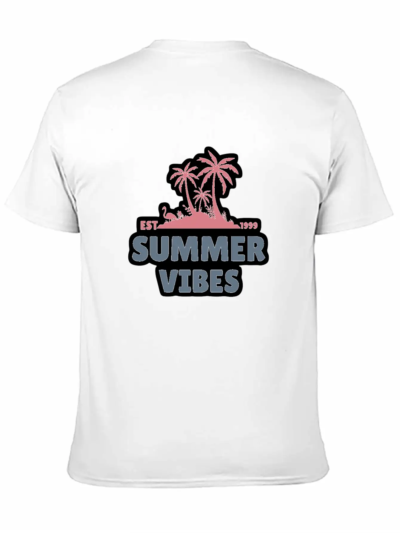 Summer Vibes Unisex Casual T-Shirt – Clean Design For Daily Comfort