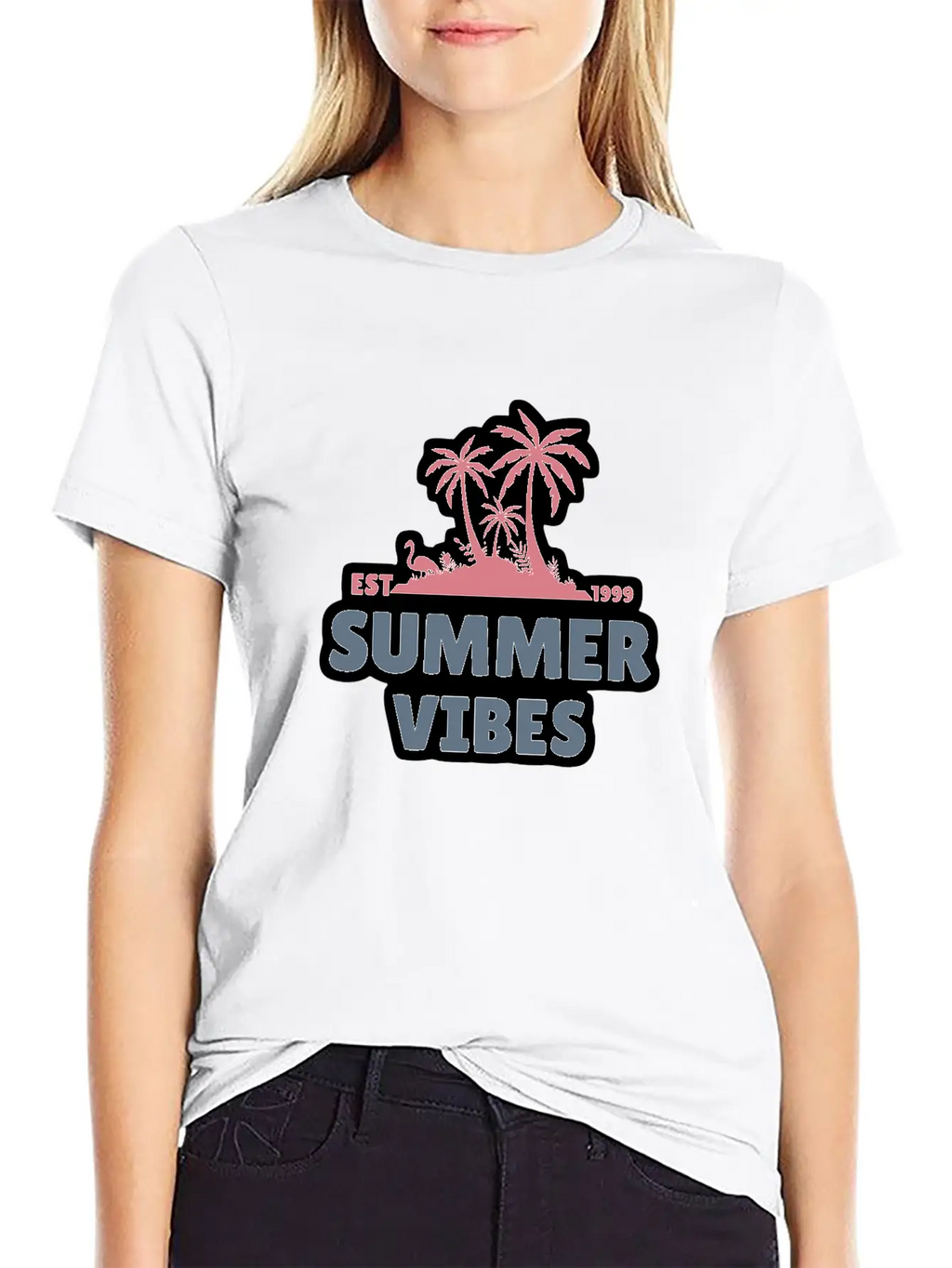 Summer Vibes Unisex Casual T-Shirt – Clean Design For Daily Comfort