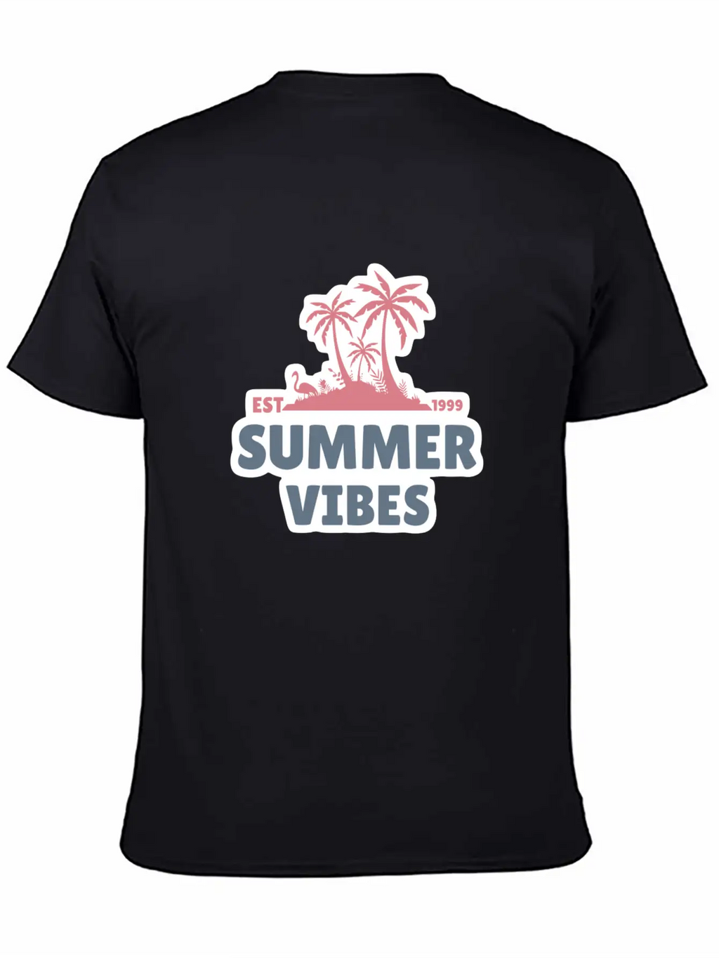 Summer Vibes Unisex Casual T-Shirt – Clean Design For Daily Comfort