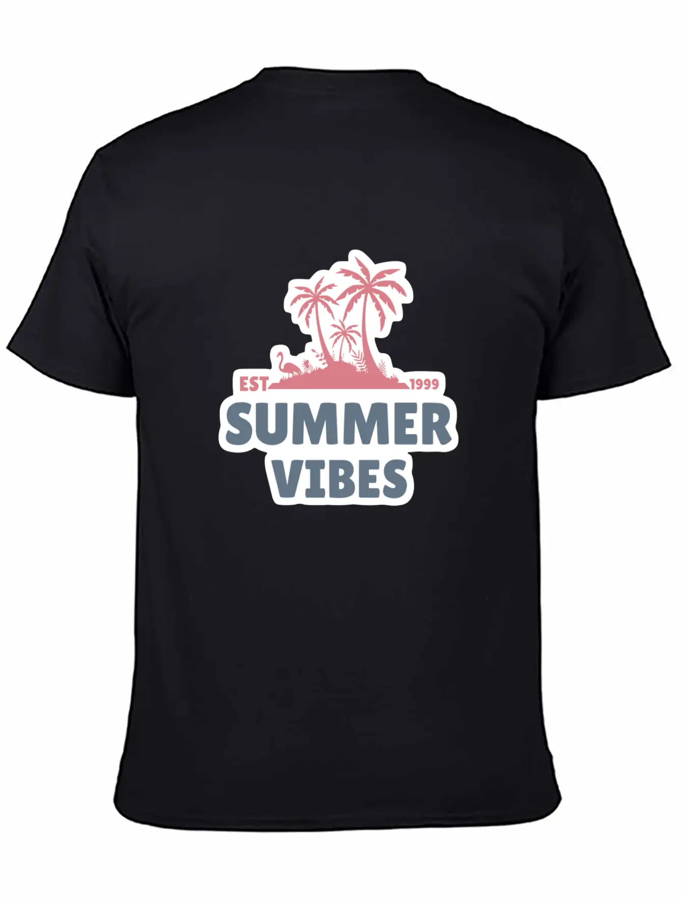 Summer Vibes Unisex Casual T-Shirt – Clean Design For Daily Comfort