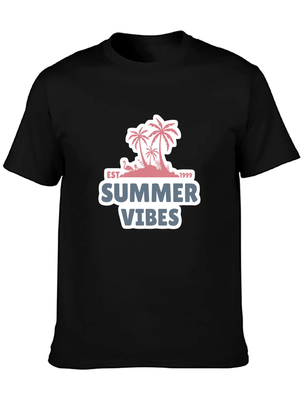 Summer Vibes Unisex Casual T-Shirt – Clean Design For Daily Comfort