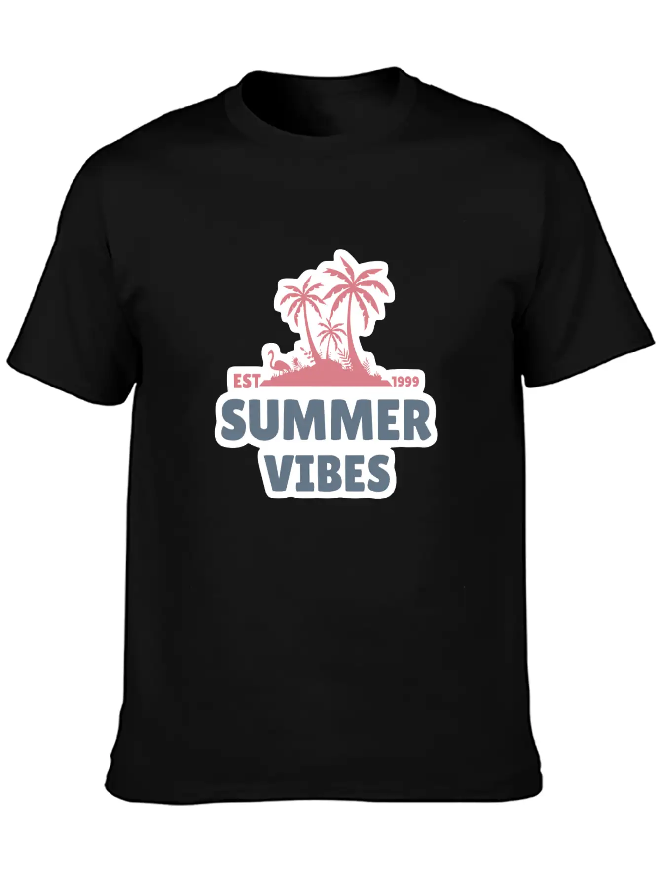 Summer Vibes Unisex Casual T-Shirt – Clean Design For Daily Comfort