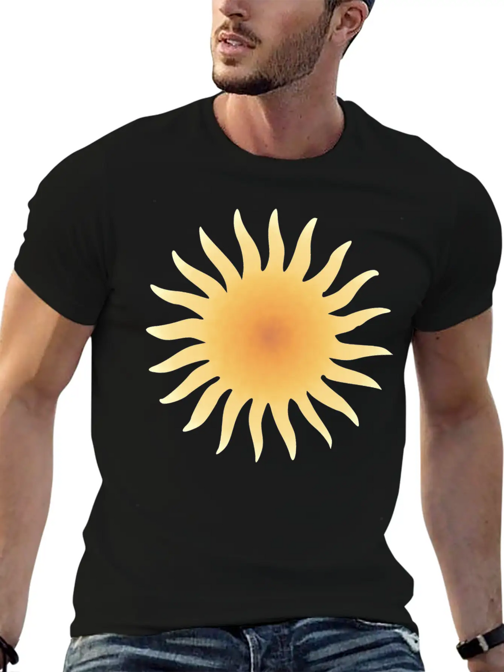 Sun Breathable Graphic T-Shirt – Perfect For Casual Days