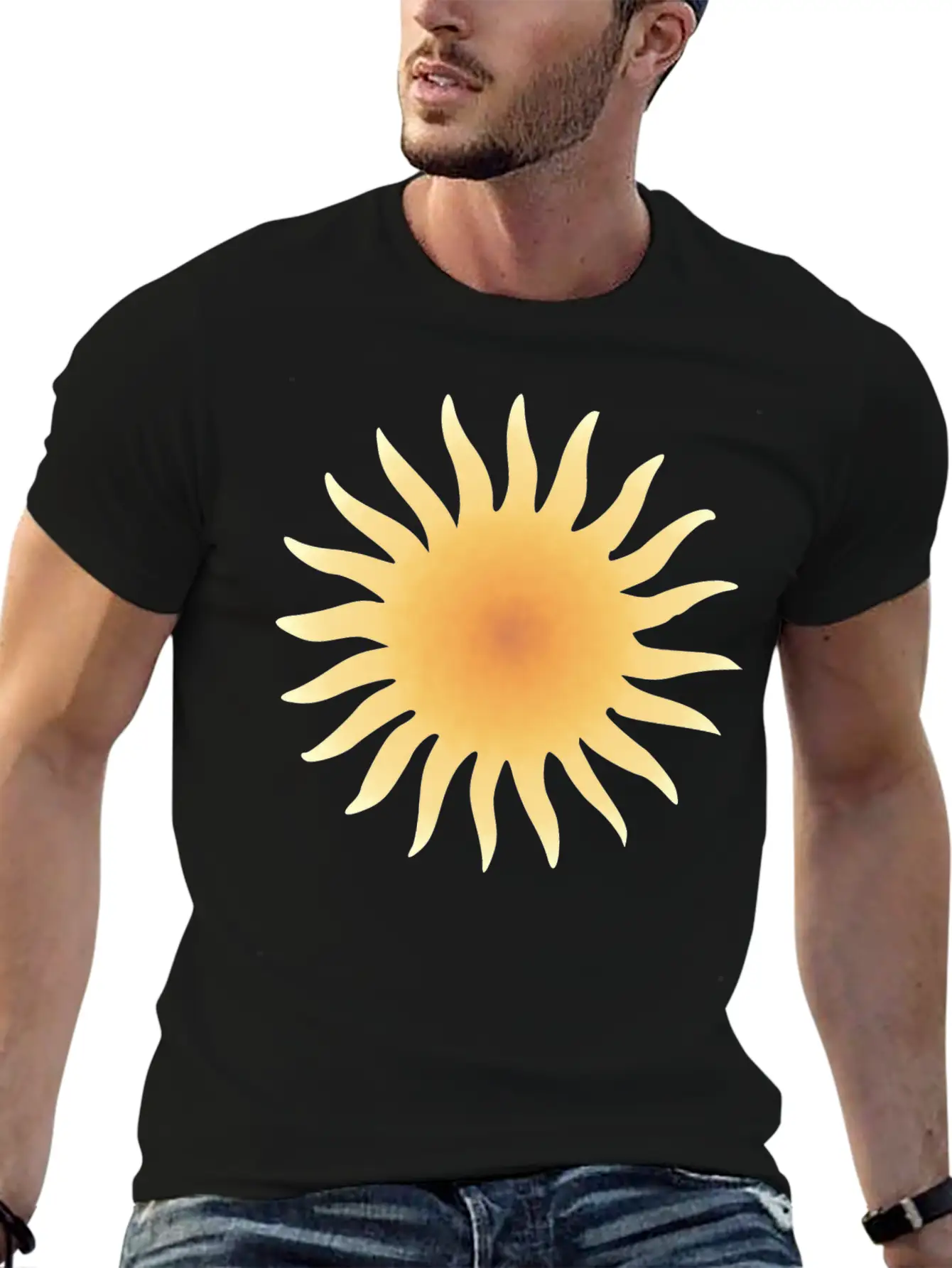 Sun Breathable Graphic T-Shirt – Perfect For Casual Days