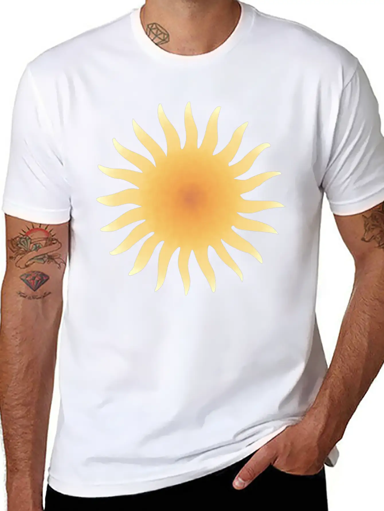 Sun Breathable Graphic T-Shirt – Perfect For Casual Days