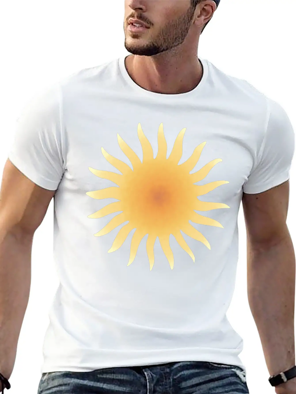 Sun Breathable Graphic T-Shirt – Perfect For Casual Days