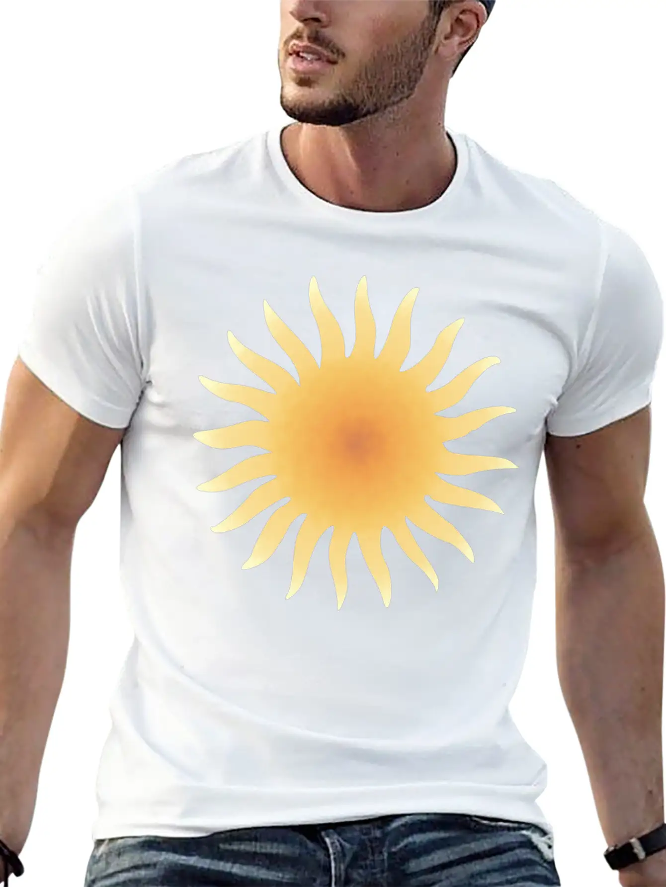 Sun Breathable Graphic T-Shirt – Perfect For Casual Days