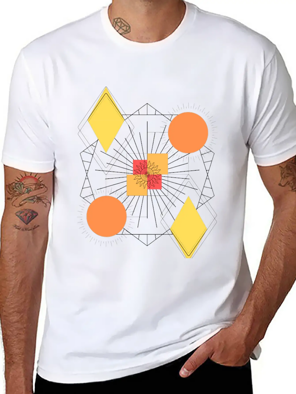 Sun Metric Unisex Casual T-Shirt – Clean Design For Daily Comfort