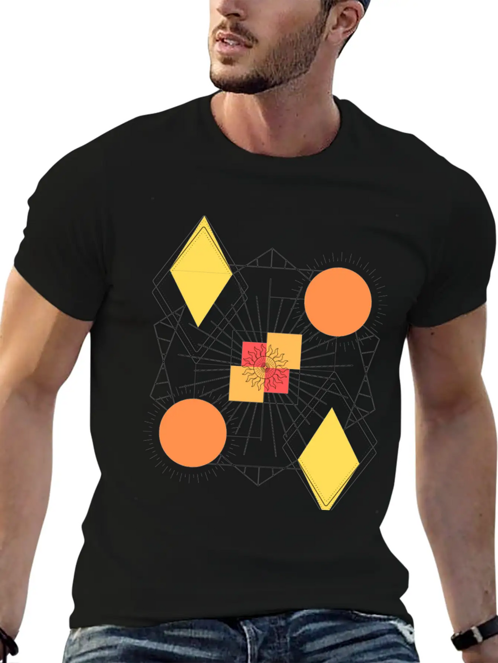 Sun Metric Unisex Casual T-Shirt – Clean Design For Daily Comfort