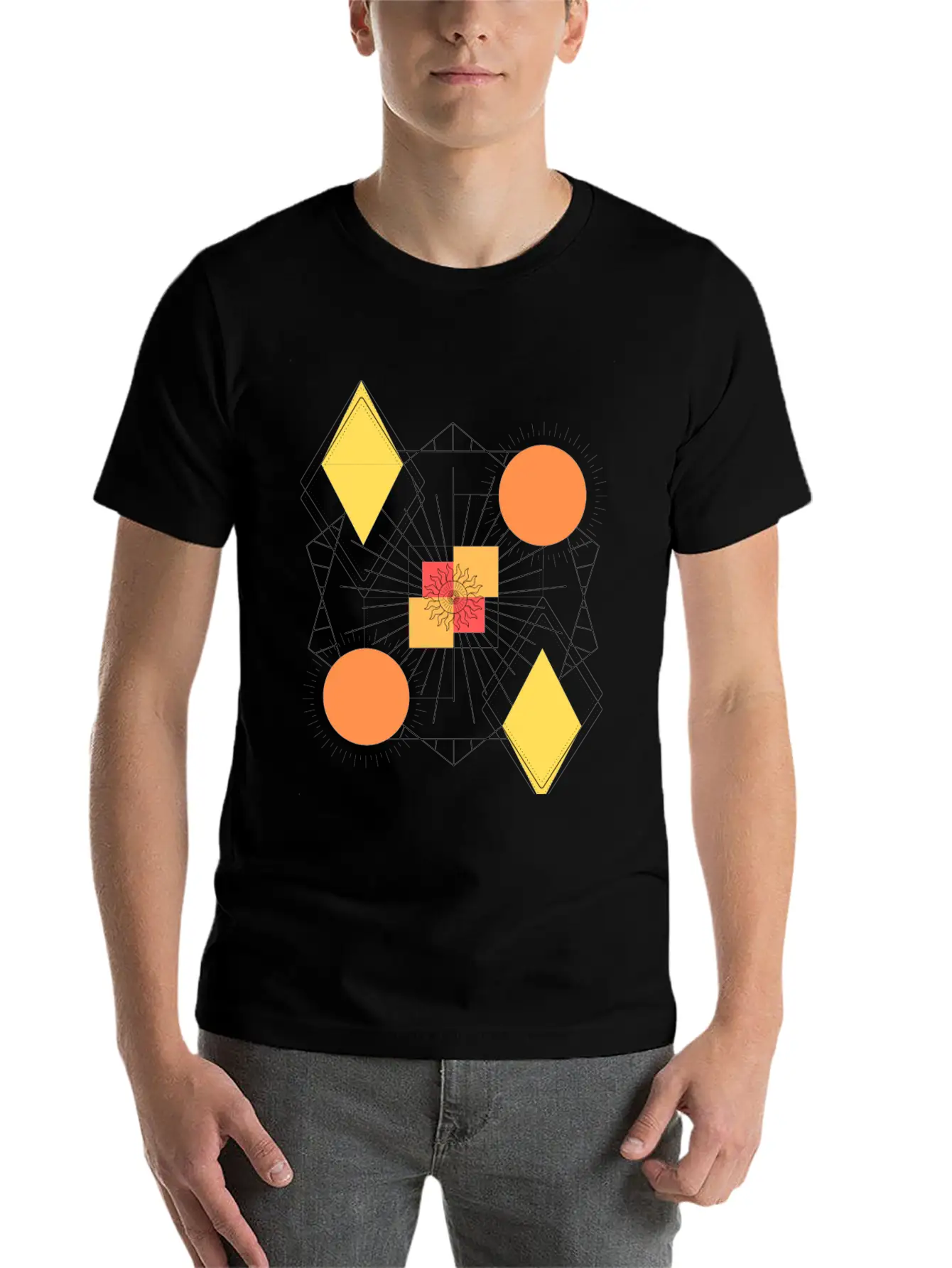 Sun Metric Unisex Casual T-Shirt – Clean Design For Daily Comfort