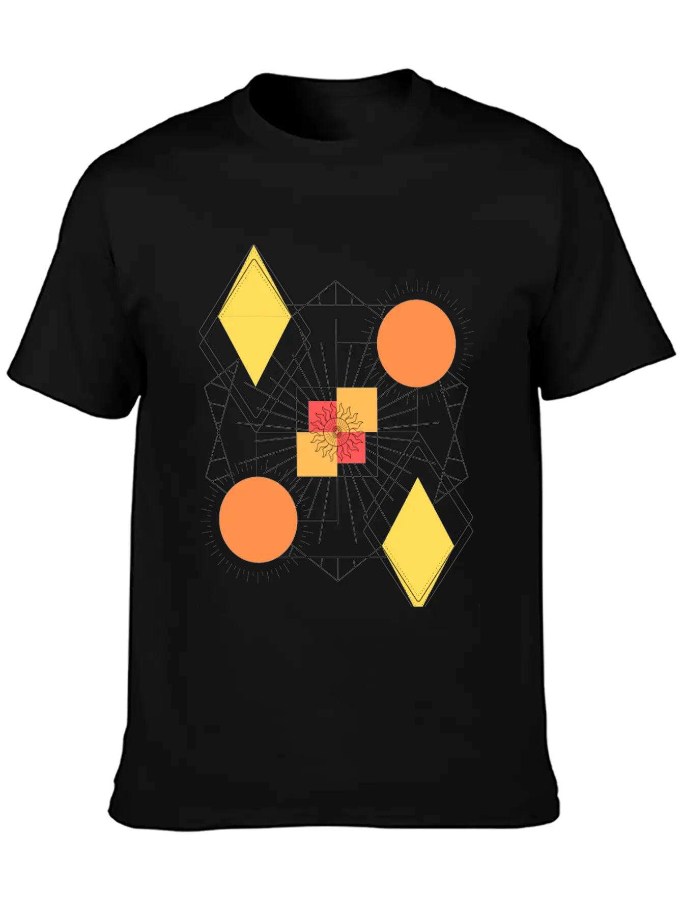 Sun Metric Unisex Casual T-Shirt – Clean Design For Daily Comfort