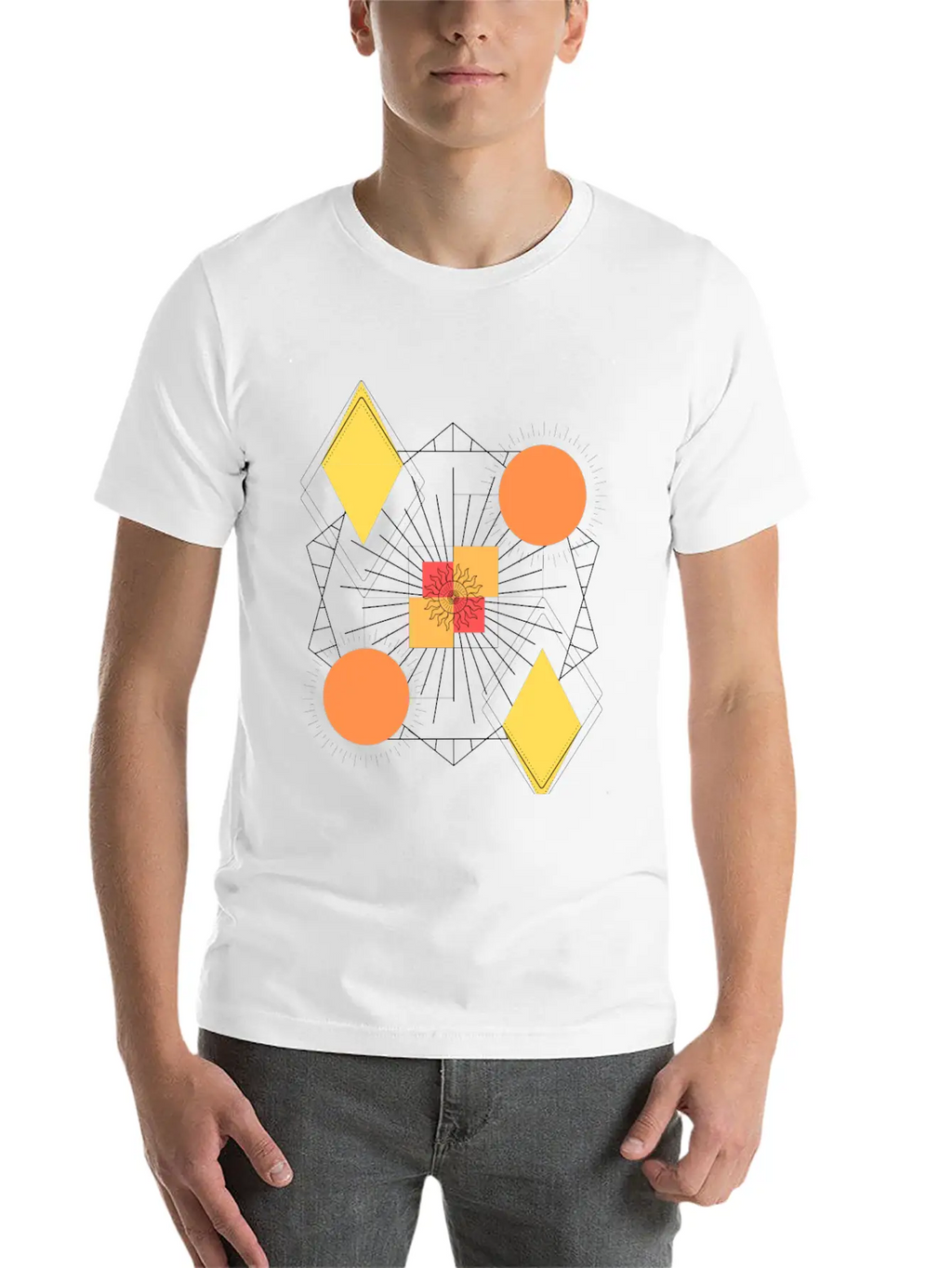 Sun Metric Unisex Casual T-Shirt – Clean Design For Daily Comfort
