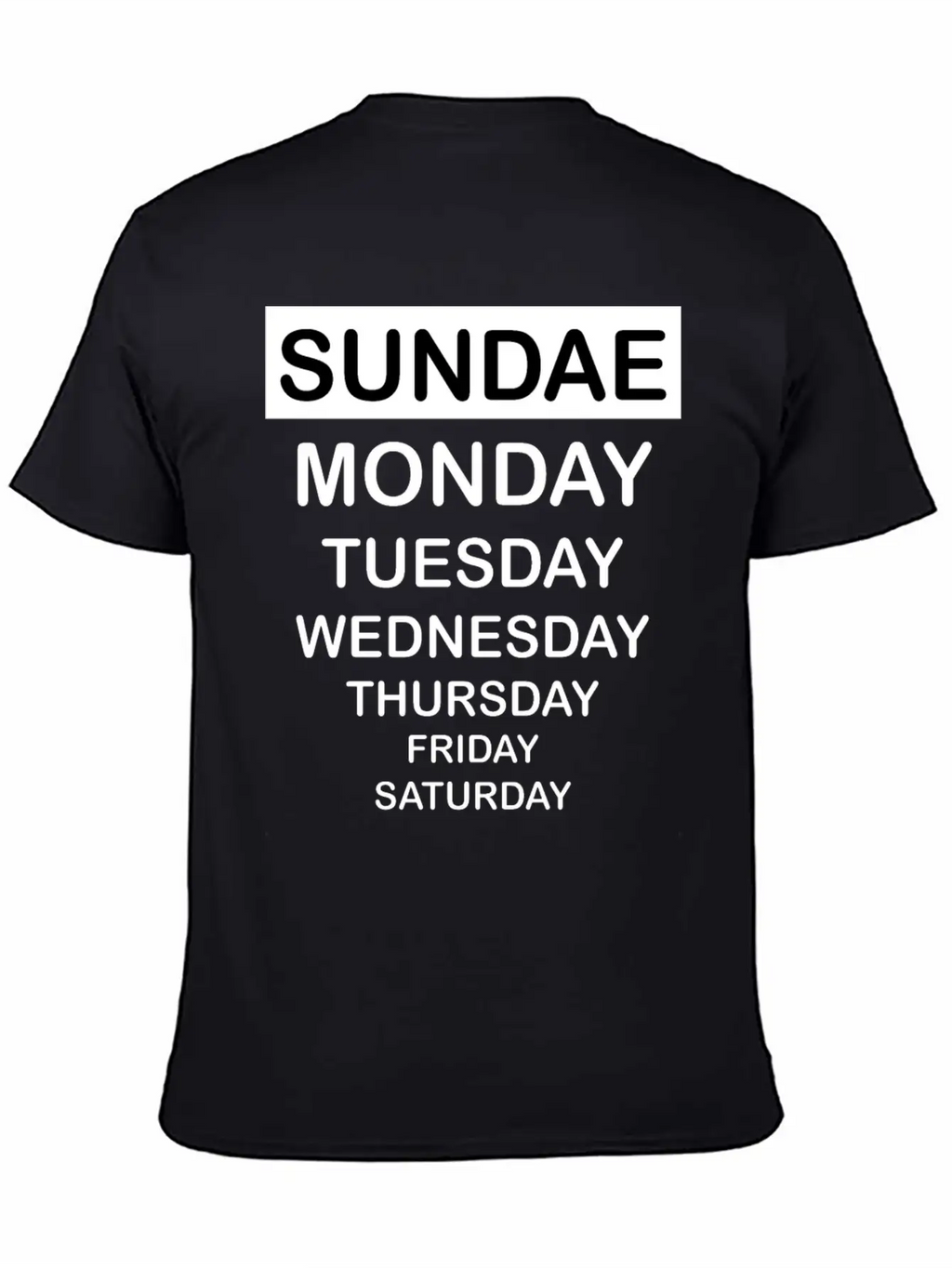 Sundae Classic Fit Graphic Tee For Daily Comfort – Unisex Cotton Shirt
