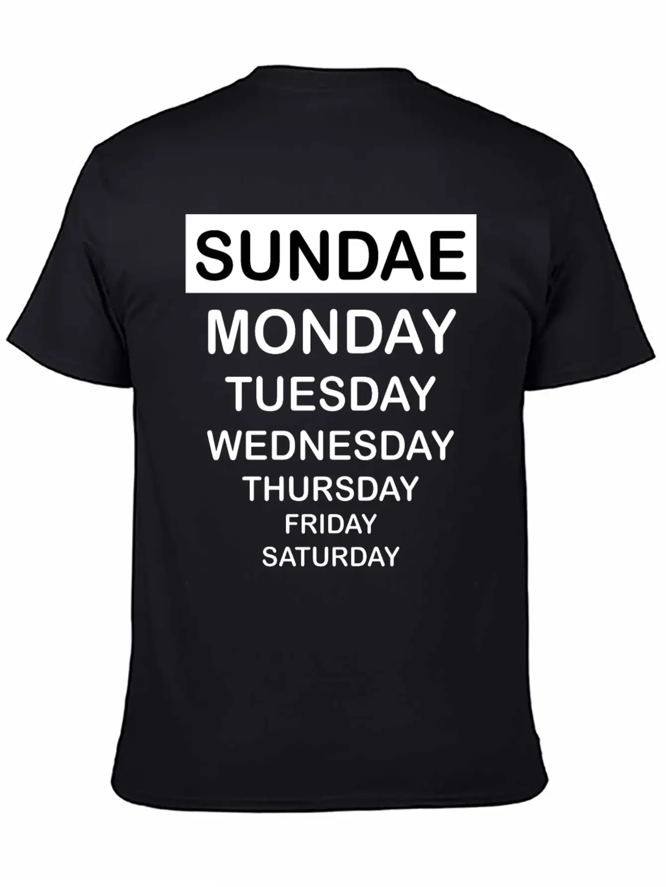 Sundae Classic Fit Graphic Tee For Daily Comfort – Unisex Cotton Shirt