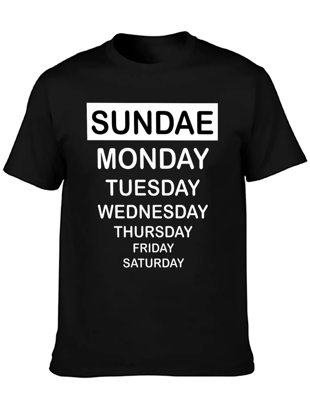 Sundae Classic Fit Graphic Tee For Daily Comfort – Unisex Cotton Shirt