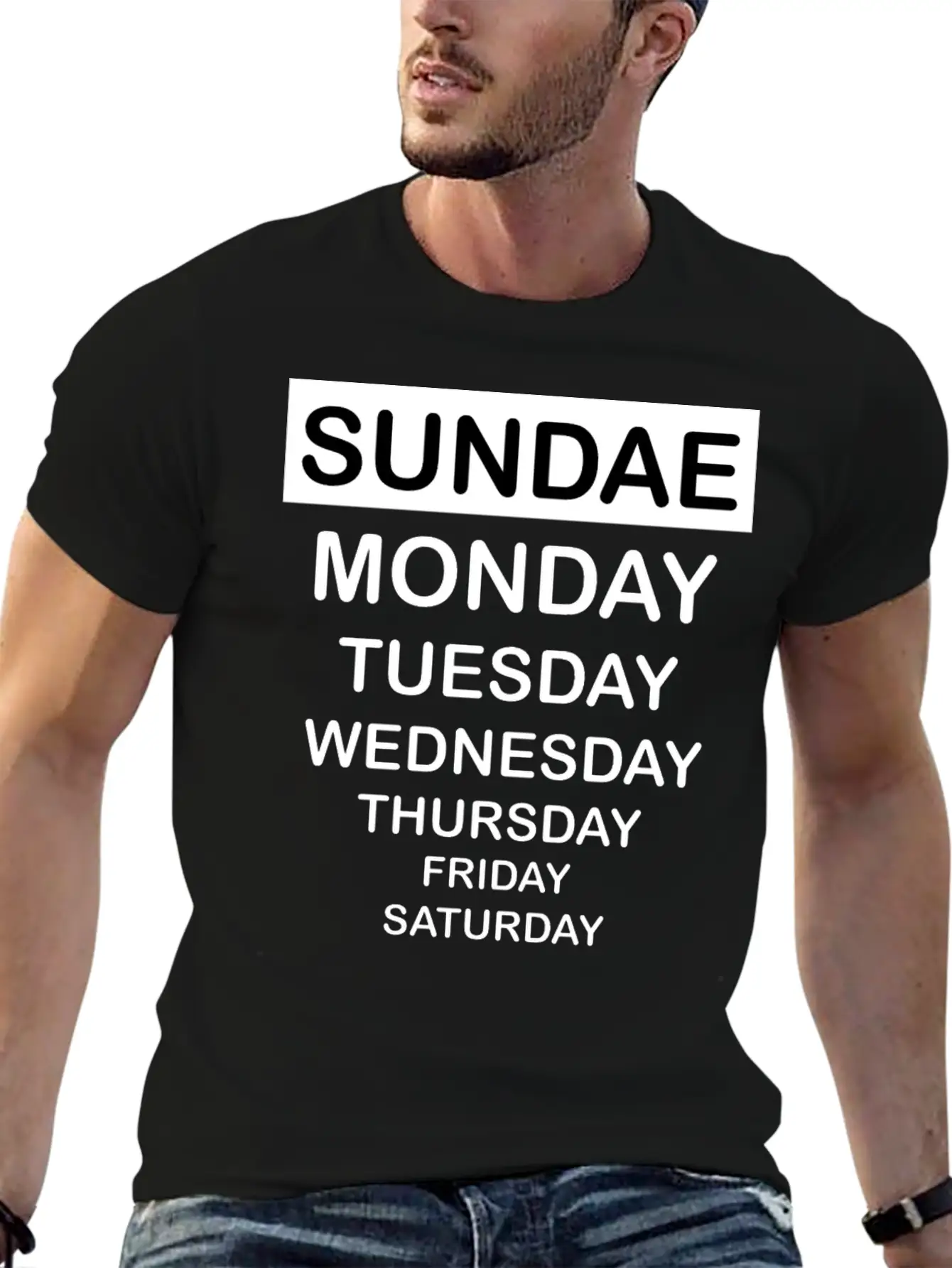 Sundae Classic Fit Graphic Tee For Daily Comfort – Unisex Cotton Shirt