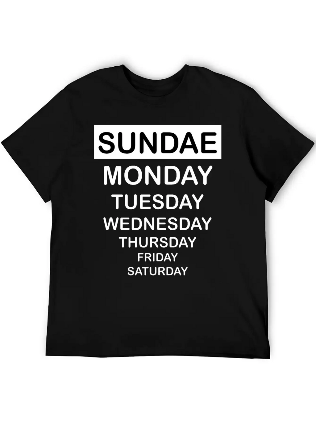 Sundae Classic Fit Graphic Tee For Daily Comfort – Unisex Cotton Shirt