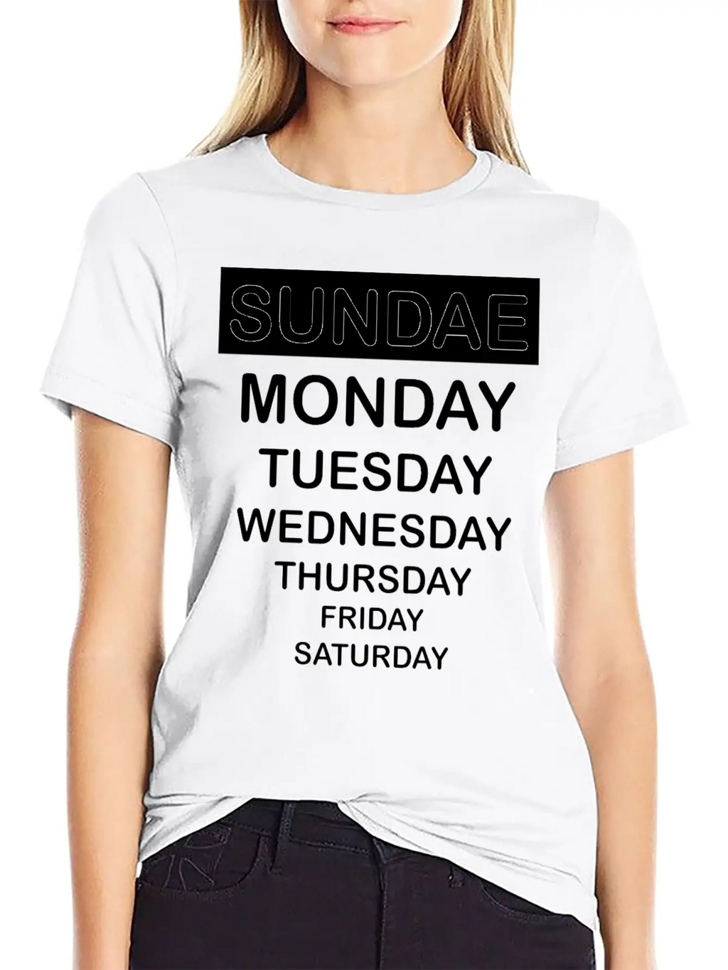 Sundae Classic Fit Graphic Tee For Daily Comfort – Unisex Cotton Shirt