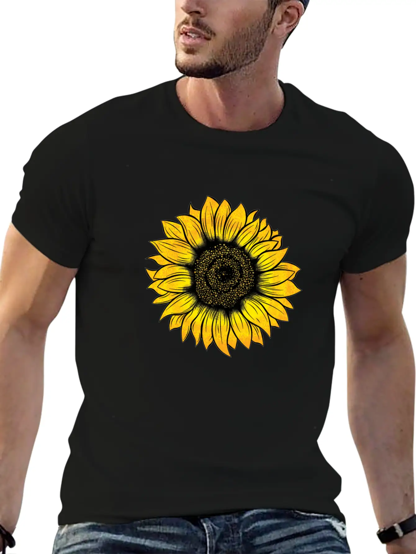 Sunflower Essential Cotton Tee For Daily Outfits – Unisex Style