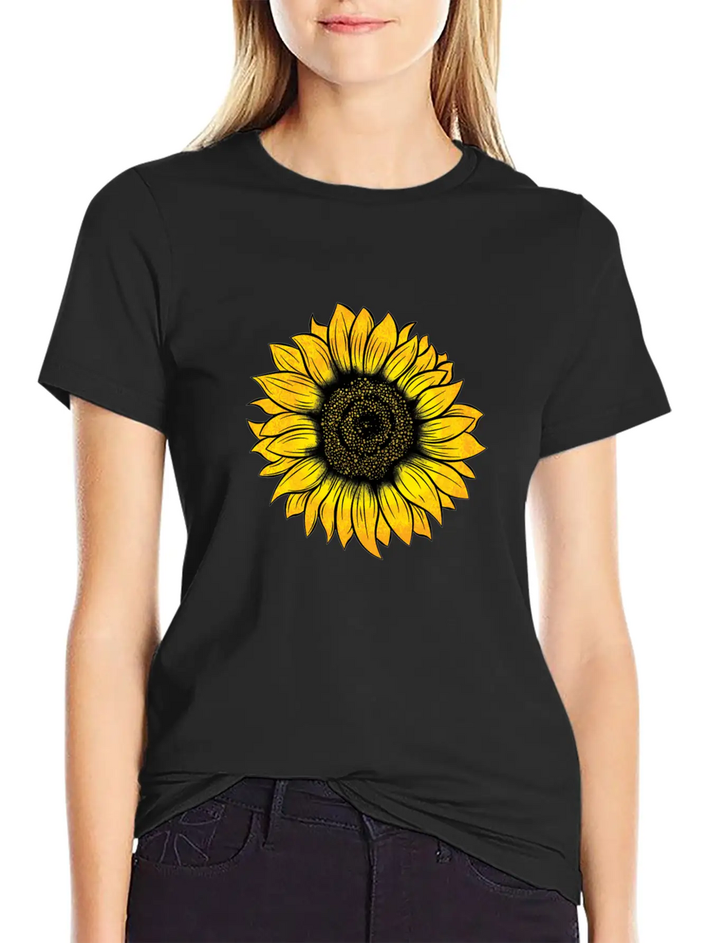 Sunflower Essential Cotton Tee For Daily Outfits – Unisex Style
