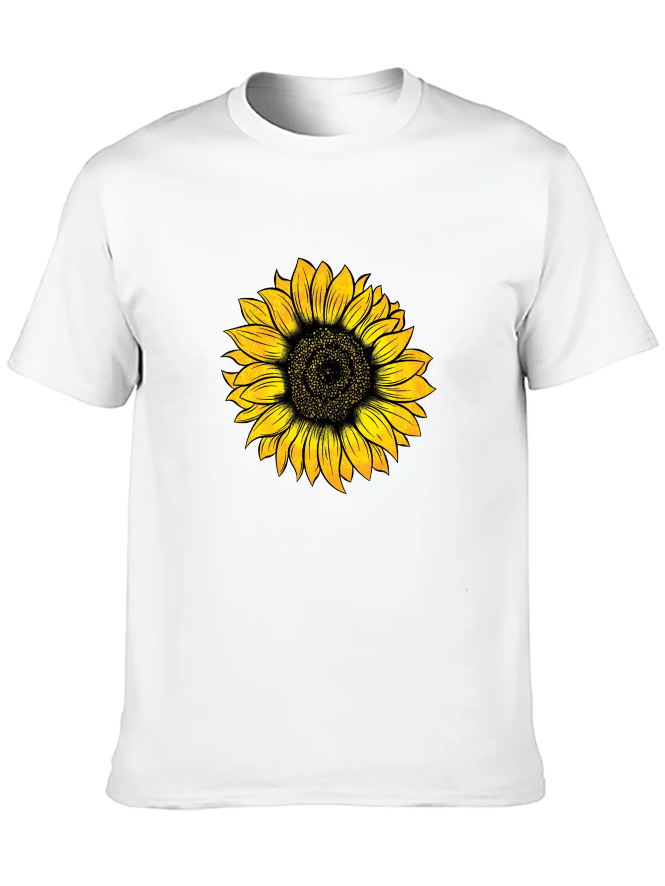 Sunflower Essential Cotton Tee For Daily Outfits – Unisex Style