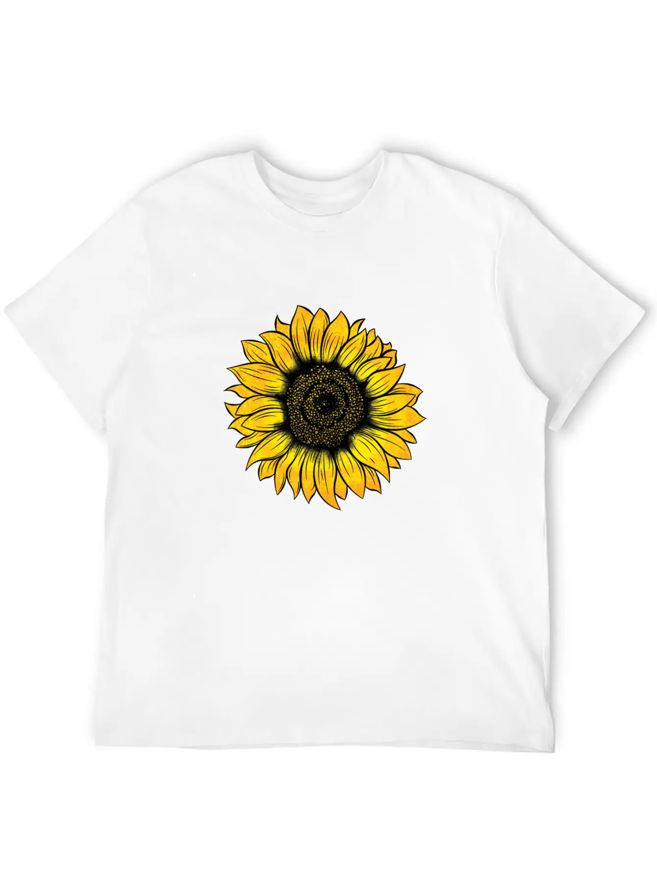 Sunflower Essential Cotton Tee For Daily Outfits – Unisex Style