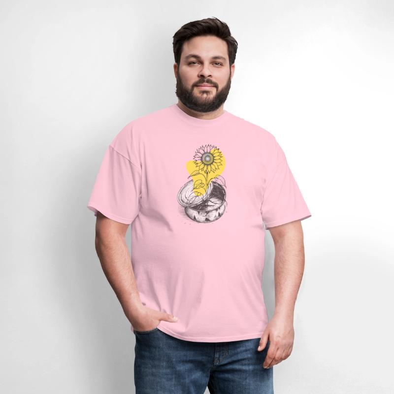 Sunflower from Tin Can Shirt Bold Eco Message Tee