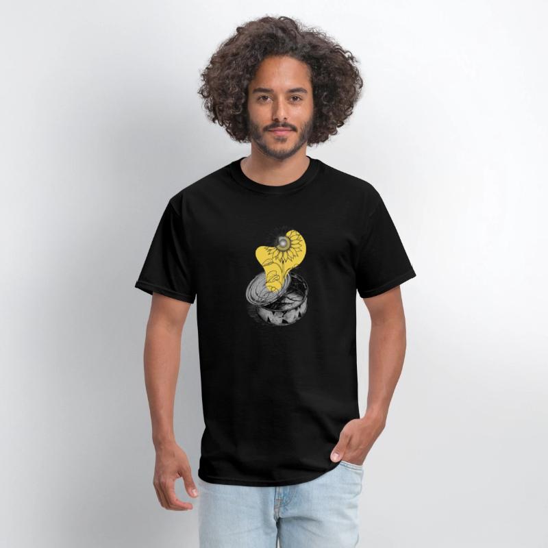 Sunflower from Tin Can Shirt Bold Eco Message Tee