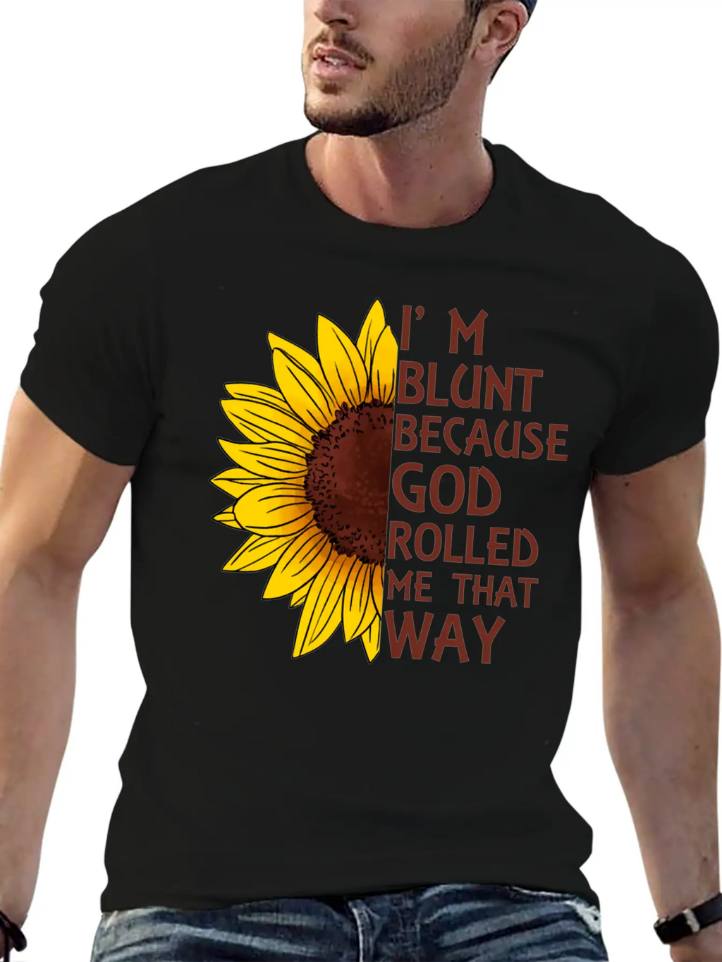 Sunflower Garden Unisex Short Sleeve Soft Cotton T-Shirt – Casual Everyday Wear
