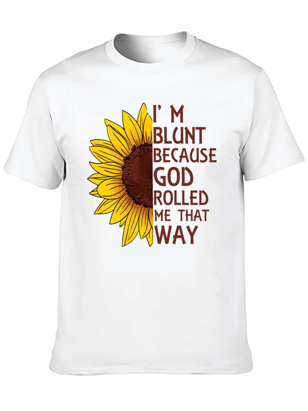 Sunflower Garden Unisex Short Sleeve Soft Cotton T-Shirt – Casual Everyday Wear