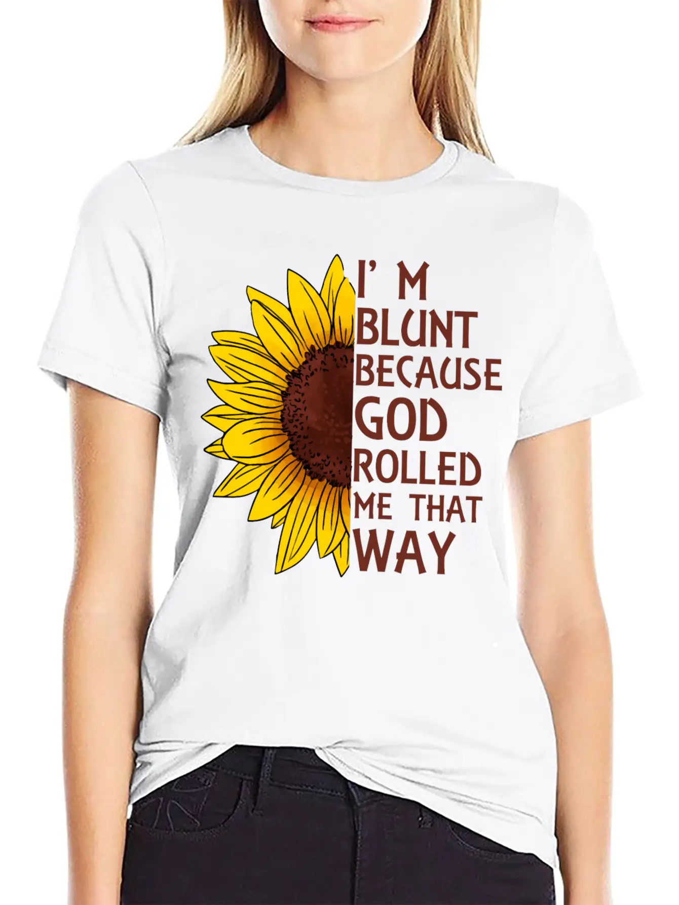 Sunflower Garden Unisex Short Sleeve Soft Cotton T-Shirt – Casual Everyday Wear