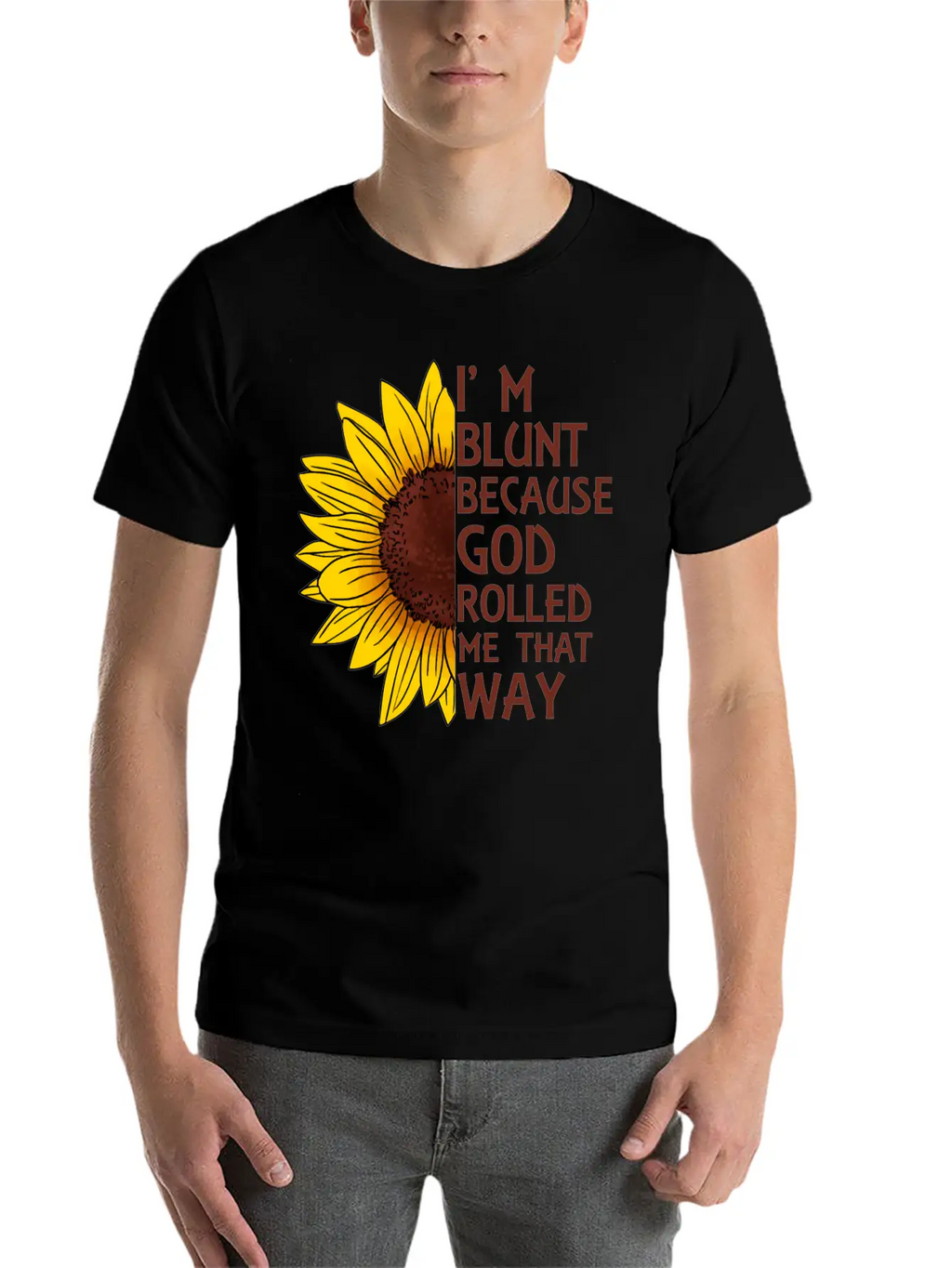 Sunflower Garden Unisex Short Sleeve Soft Cotton T-Shirt – Casual Everyday Wear