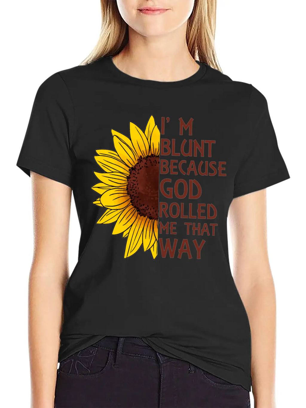 Sunflower Garden Unisex Short Sleeve Soft Cotton T-Shirt – Casual Everyday Wear